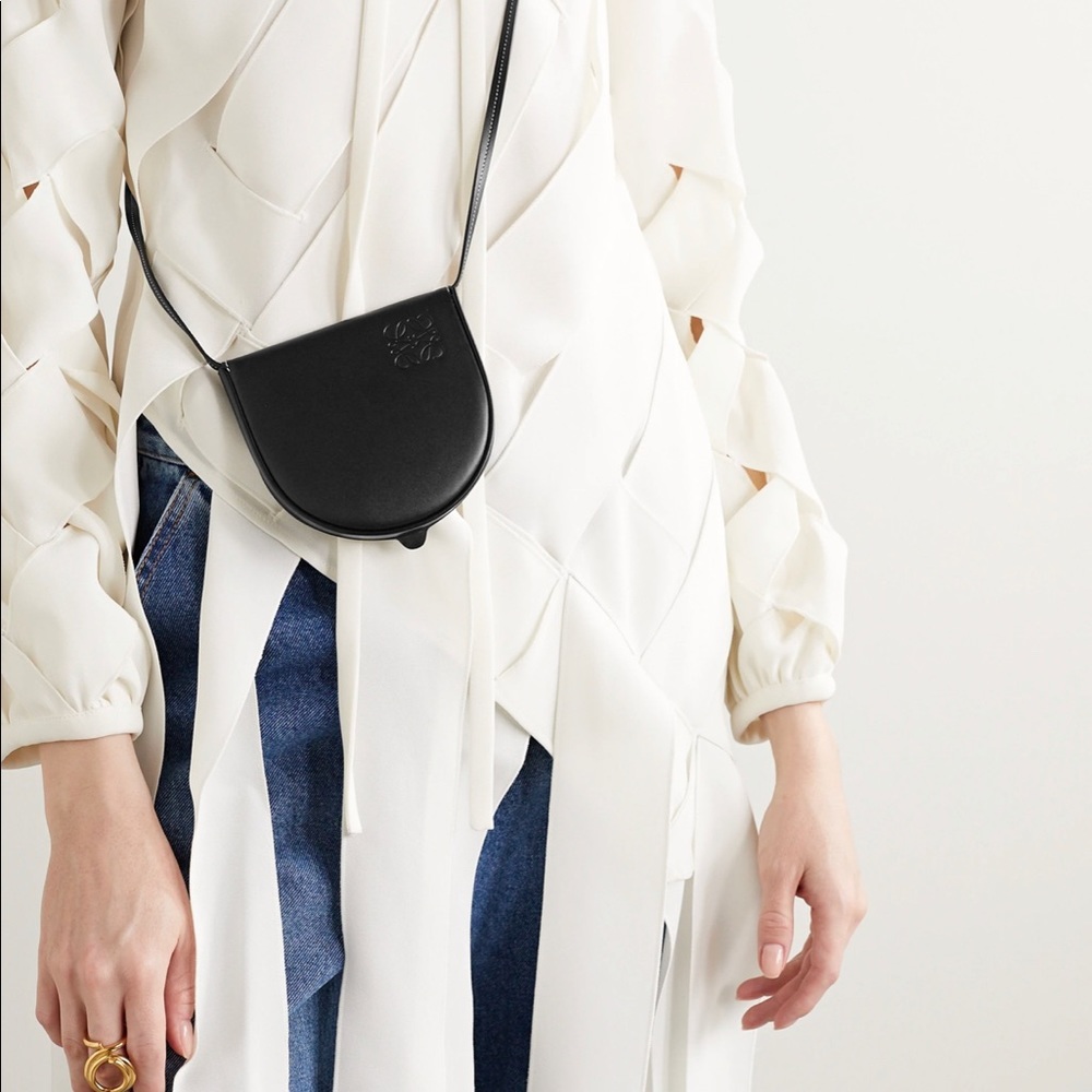 Loewe Black Small Heel Pouch - Picture 8 of 14